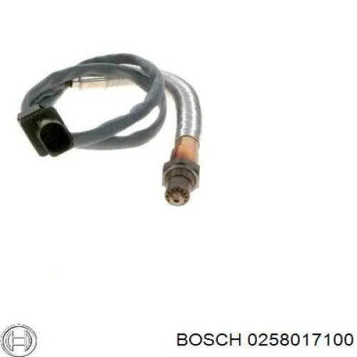 0 258 017 100 Bosch sonda lambda sensor de oxigeno para catalizador