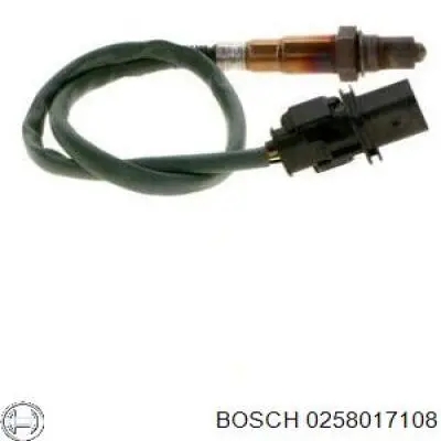 0 258 017 108 Bosch sonda lambda sensor de oxigeno para catalizador