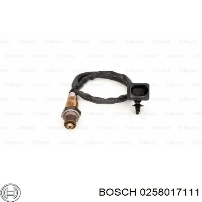 0 258 017 111 Bosch sonda lambda sensor de oxigeno para catalizador