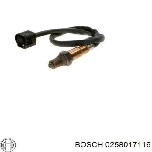 0 258 017 116 Bosch sonda lambda sensor de oxigeno para catalizador