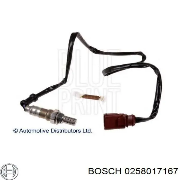 0258017167 Bosch sonda lambda sensor de oxigeno para catalizador