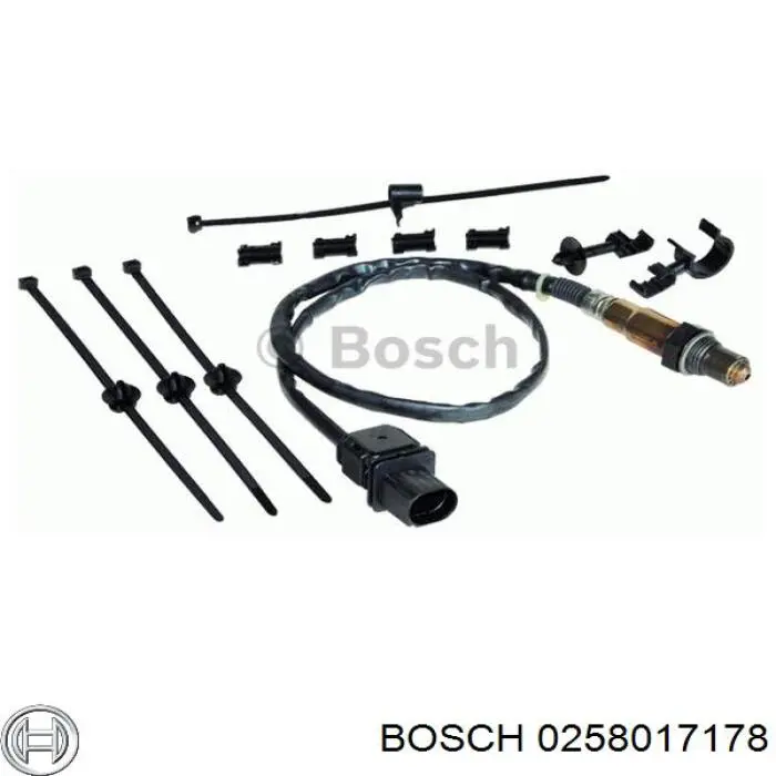 0258017178 Bosch sonda lambda sensor de oxigeno para catalizador