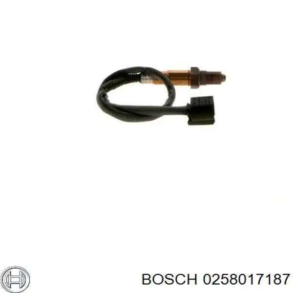 0 258 017 187 Bosch sonda lambda sensor de oxigeno para catalizador