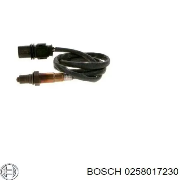 0 258 017 230 Bosch sonda lambda sensor de oxigeno para catalizador