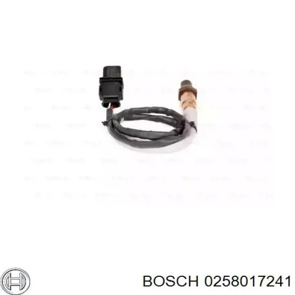 Comprar 0258017241 Bosch Sonda lambda, sensor de oxígeno antes del catalizador derecho