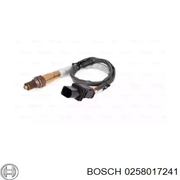 0258017241 Bosch sonda lambda, sensor de oxígeno antes del catalizador derecho