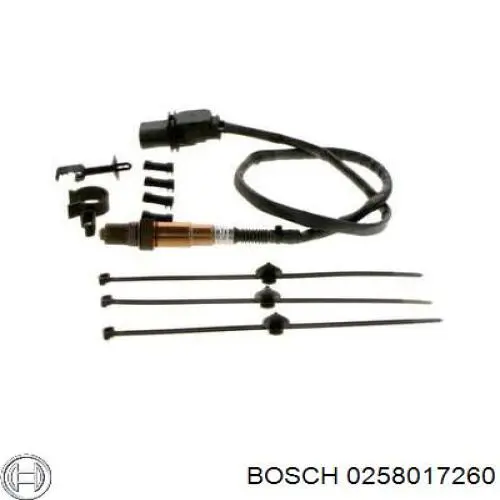 0 258 017 260 Bosch sonda lambda sensor de oxigeno para catalizador