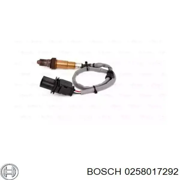 0 258 017 292 Bosch sonda lambda sensor de oxigeno para catalizador
