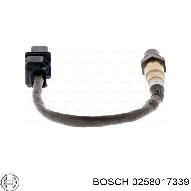 0258017339 Bosch Sonda lambda, sensor de oxígeno antes del catalizador derecho