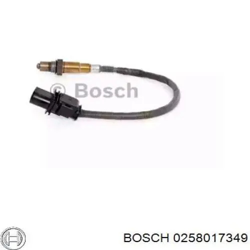 0258017349 Bosch sonda lambda sensor de oxigeno para catalizador