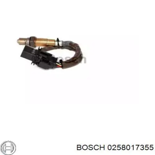0 258 017 355 Bosch sonda lambda sensor de oxigeno para catalizador