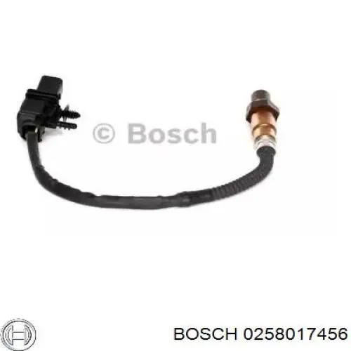 0 258 017 456 Bosch sonda lambda