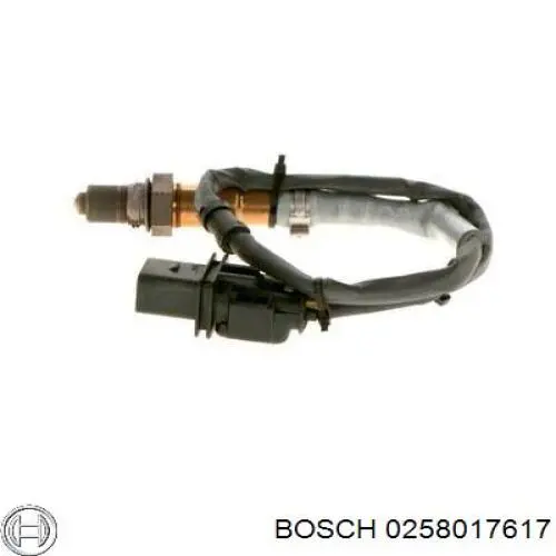 0258017617 Bosch sonda lambda sensor de oxigeno para catalizador