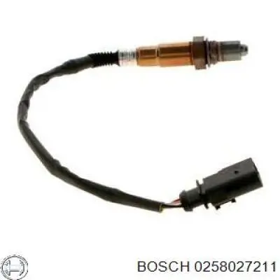 0258027211 Bosch sonda lambda sensor de oxigeno para catalizador