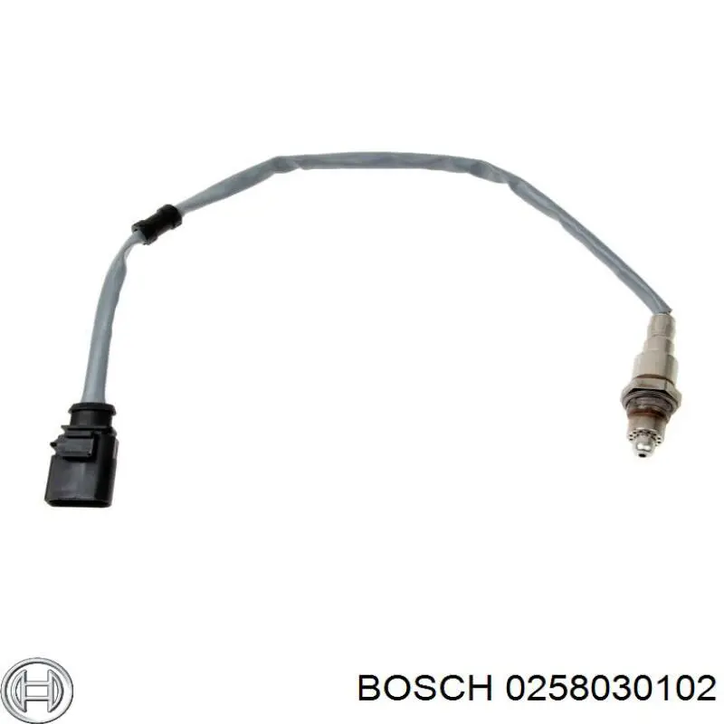 0 258 030 102 Bosch sonda lambda sensor de oxigeno post catalizador
