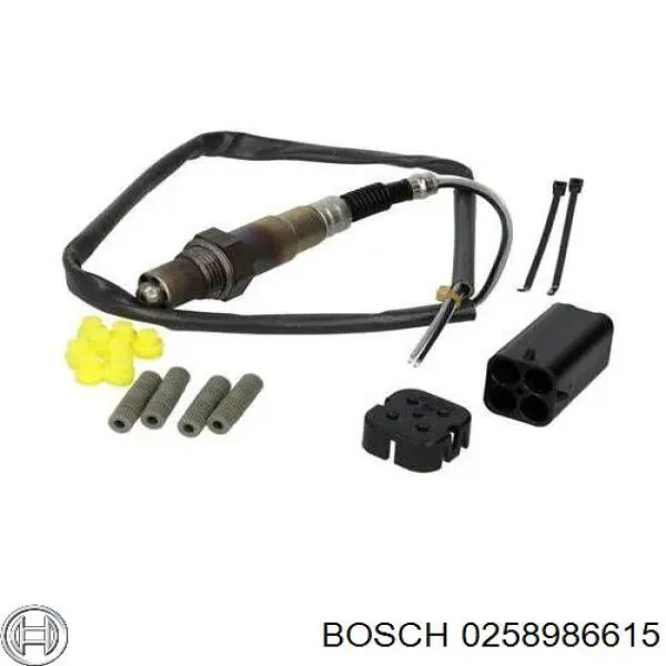 0258986615 Bosch sonda lambda, sensor de oxígeno antes del catalizador derecho