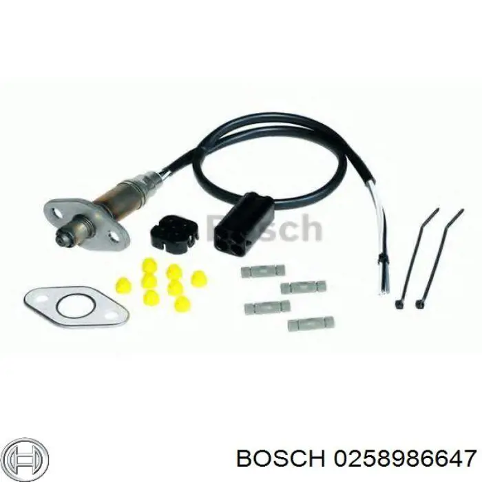Sensor de oxígeno previo al catalizador Bosch 0258986647 precio, desde 57,02 EUR