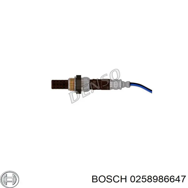 Sensor de oxígeno previo al catalizador 0258986647 Bosch