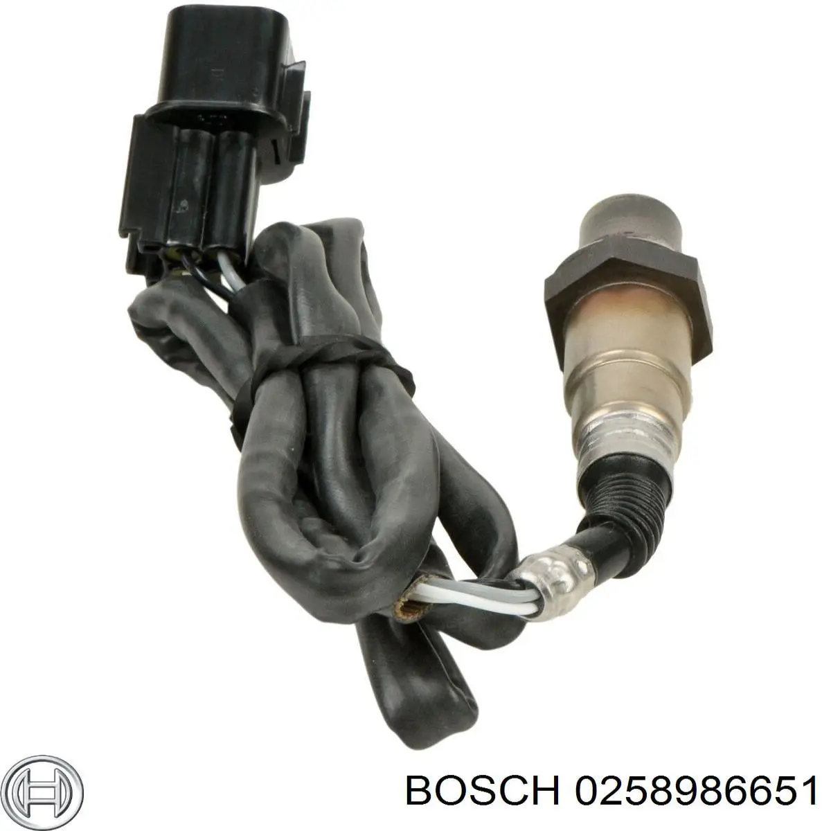 0258986651 Bosch sonda lambda, sensor de oxígeno despues del catalizador izquierdo