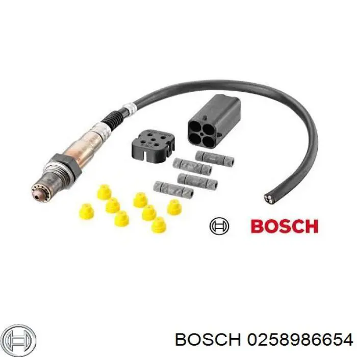 0 258 986 654 Bosch sonda lambda sensor de oxigeno para catalizador