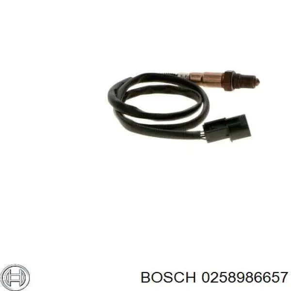 0 258 986 657 Bosch sonda lambda sensor de oxigeno para catalizador