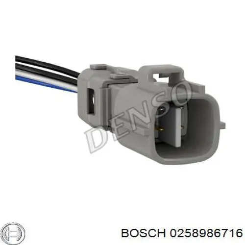 Sonda lambda de oxígeno posterior al catalizador 0258986716 Bosch