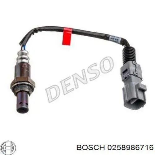 Sonda lambda de oxígeno posterior al catalizador Bosch 0258986716 precio, desde 61,09 EUR