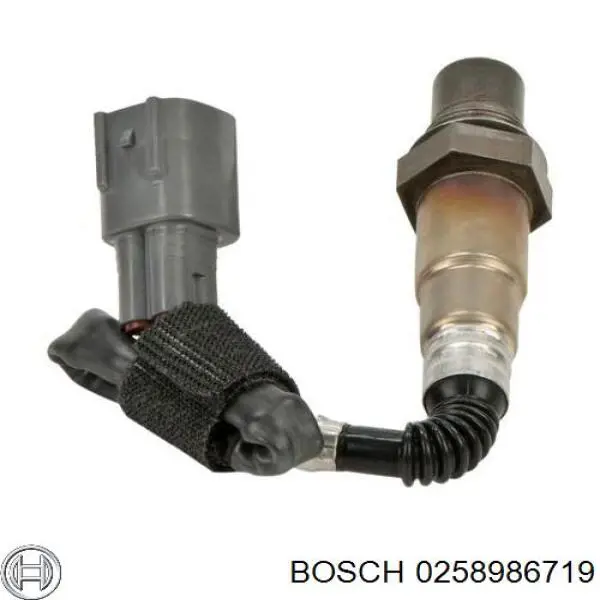 Sonda lambda de oxígeno posterior al catalizador 0258986719 Bosch