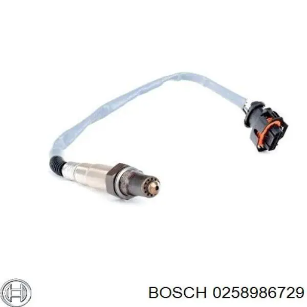 0258986729 Bosch sonda lambda sensor de oxigeno post catalizador