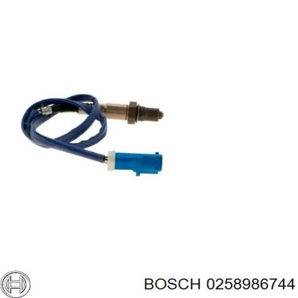 0 258 986 744 Bosch sonda lambda sensor de oxigeno post catalizador
