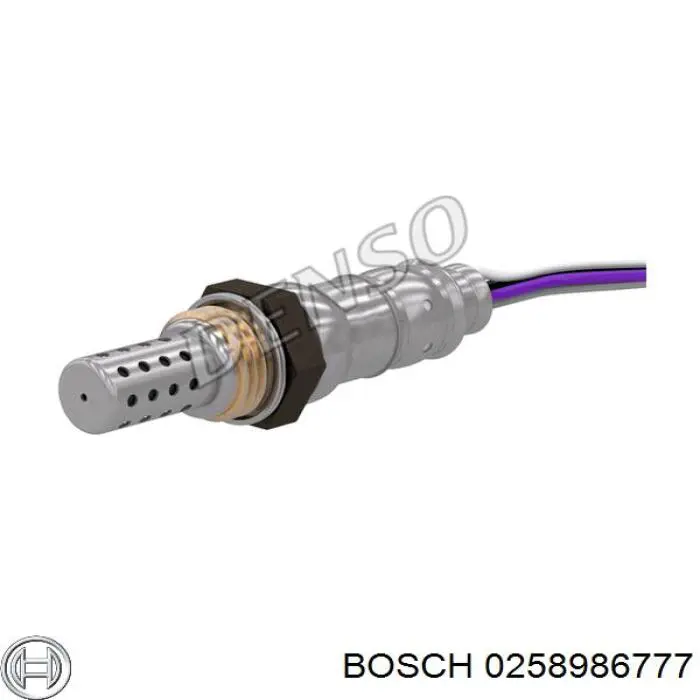 0258986777 Bosch sonda lambda sensor de oxigeno post catalizador