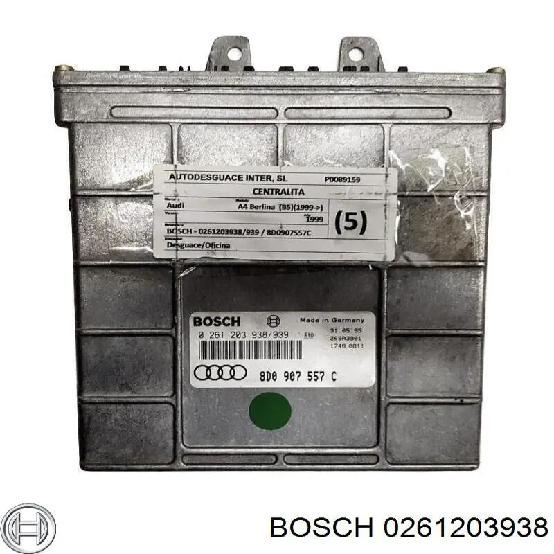 0261203938 Bosch centralina del motor / modulo de control del motor (ecu)