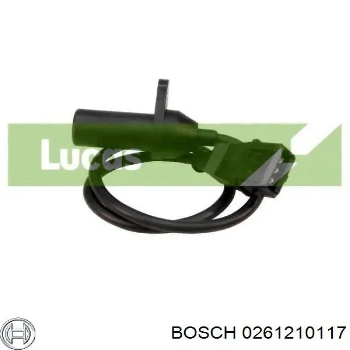 0261210117 Bosch Sensor de posición del cigüeñal