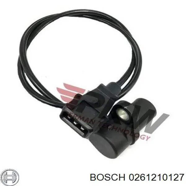 Sensor de cigüeñal 0261210127 Bosch