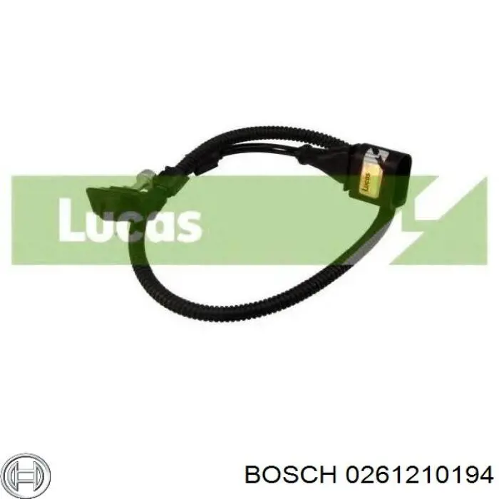 Sensor de cigüeñal 0261210194 Bosch