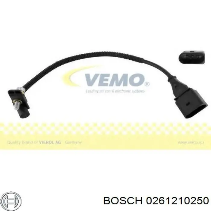 Comprar 0261210250 Bosch Sensor de cigüeñal