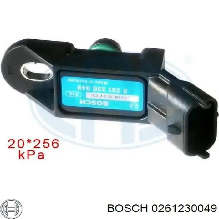 Sensor de presión del colector de admisión 0261230049 Bosch