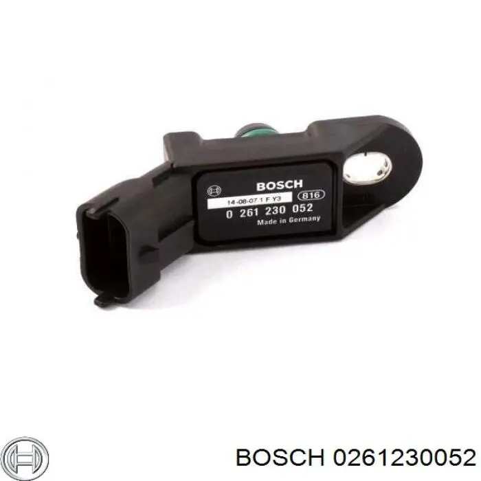 0261230052 Bosch sensor de presion del colector de admision