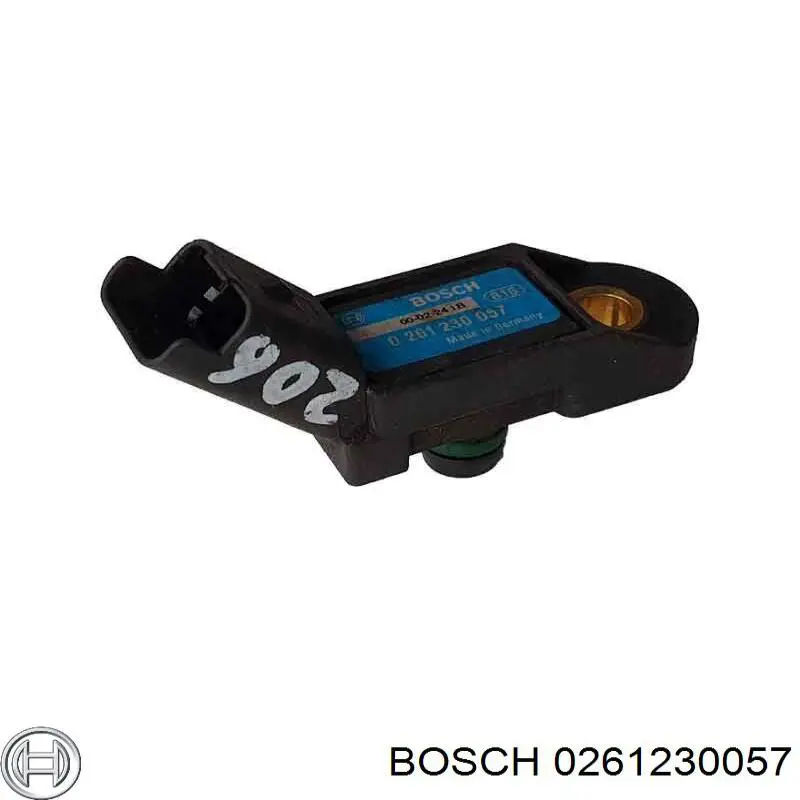 0261230057 Bosch Sensor, presión colector de admisión 