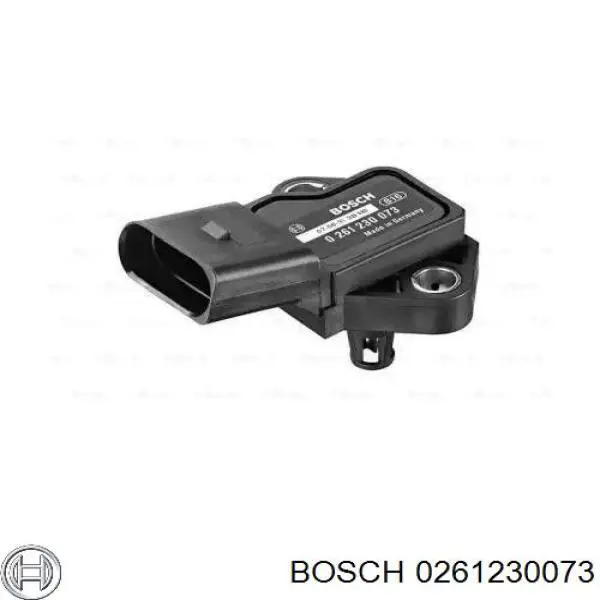 0261230073 Bosch Sensor de presión de sobrealimentación