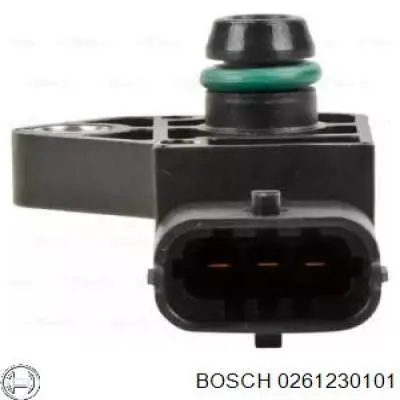 Sensor de presión del colector de admisión 0261230101 Bosch