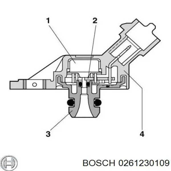Sensor de presión del colector de admisión 30756098 Volvo