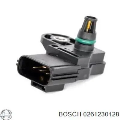 0261230128 Bosch sensor de presion del colector de admision