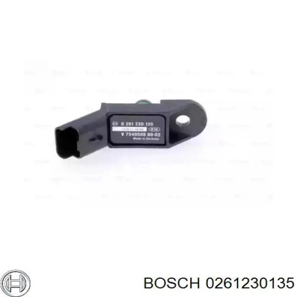 Comprar 0261230135 Bosch Sensor de presión del colector de admisión