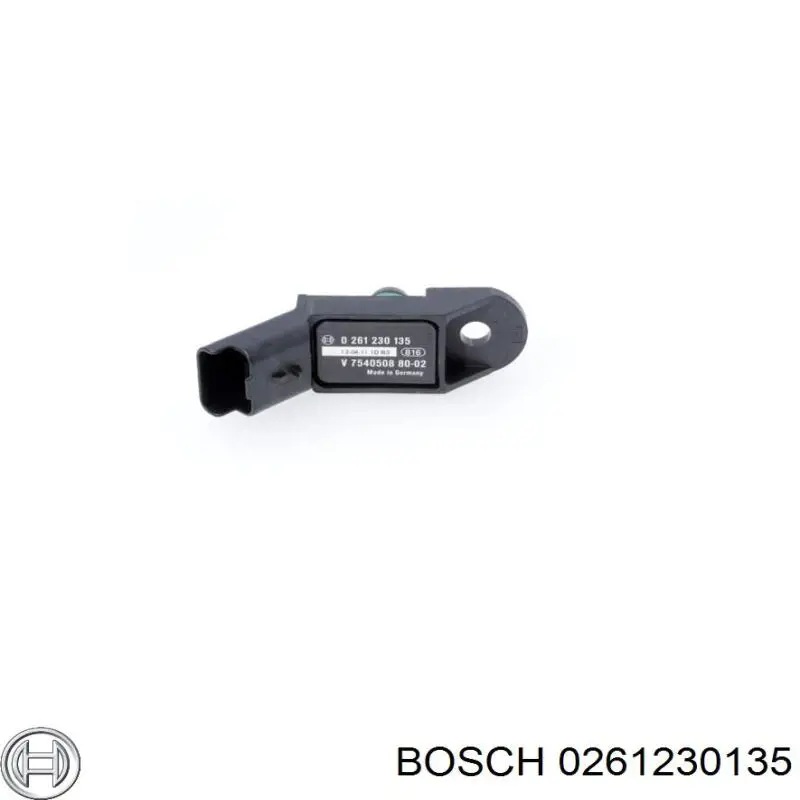 Sensor de presión del colector de admisión 0261230135 Bosch