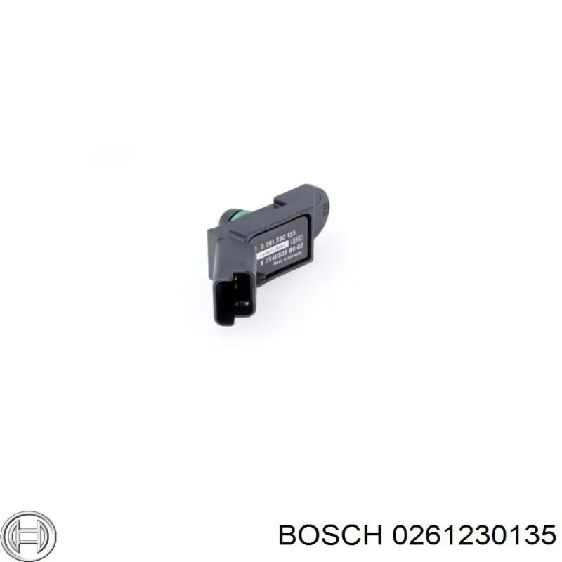 Sensor De Presion Del Colector De Admision Bosch 0261230135