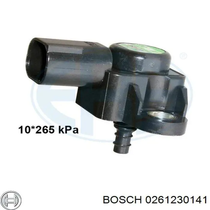 0261230141 Bosch sensor de presion de carga (inyeccion de aire turbina)