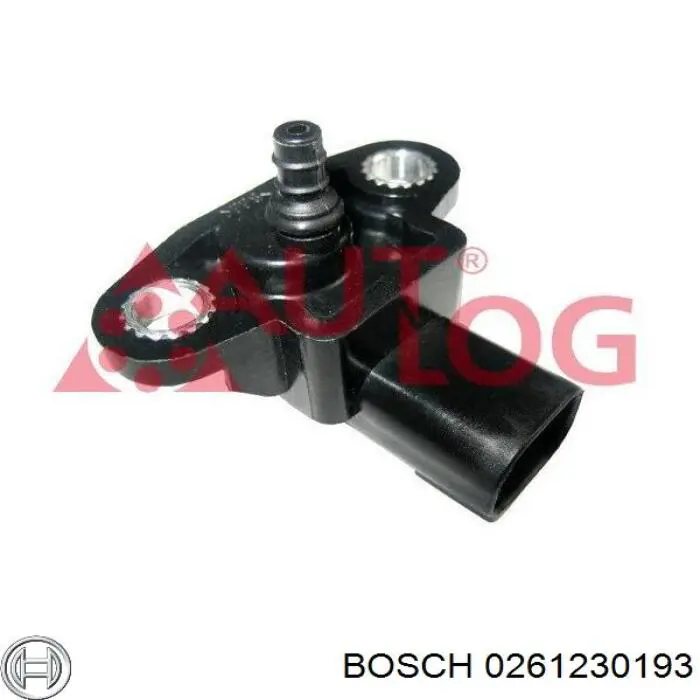0261230193 Bosch sensor de presion de carga (inyeccion de aire turbina)
