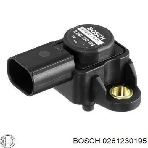 Comprar 0261230195 Bosch Sensor de presión del colector de admisión