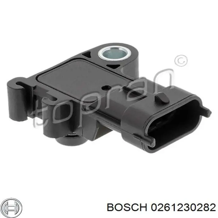 Sensor de presión del colector de admisión 0261230282 Bosch